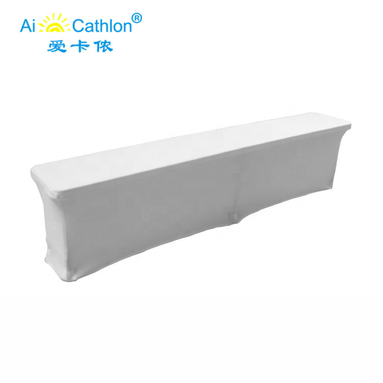 Spandex Elastic Bench Cover Manufacturer 6FT Bench Cloth Factory For Banquet Event Party