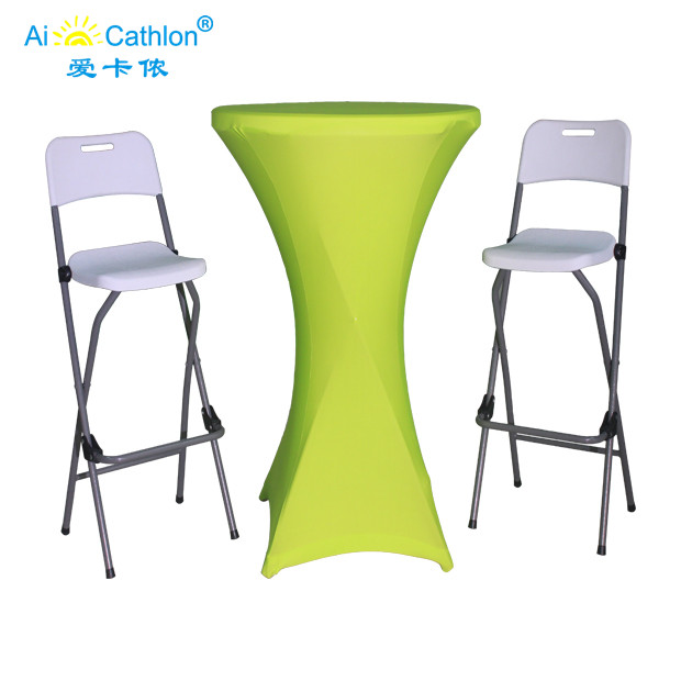 Elastic Spandex Folding Bar Chair Cover Cocktail Chair Cloth Factory