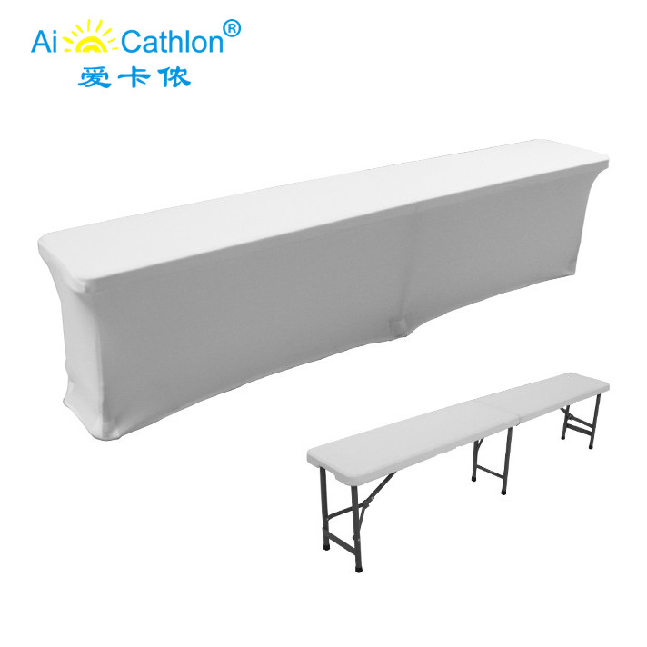 Spandex Elastic Bench Cover Manufacturer 6FT Bench Cloth Factory For Banquet Event Party