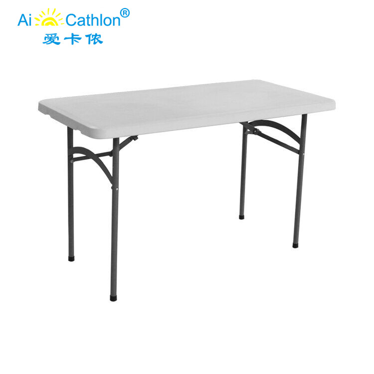 4ft HDPE Folding Outdoor Picnic Plastic Table Factory Manufacturer