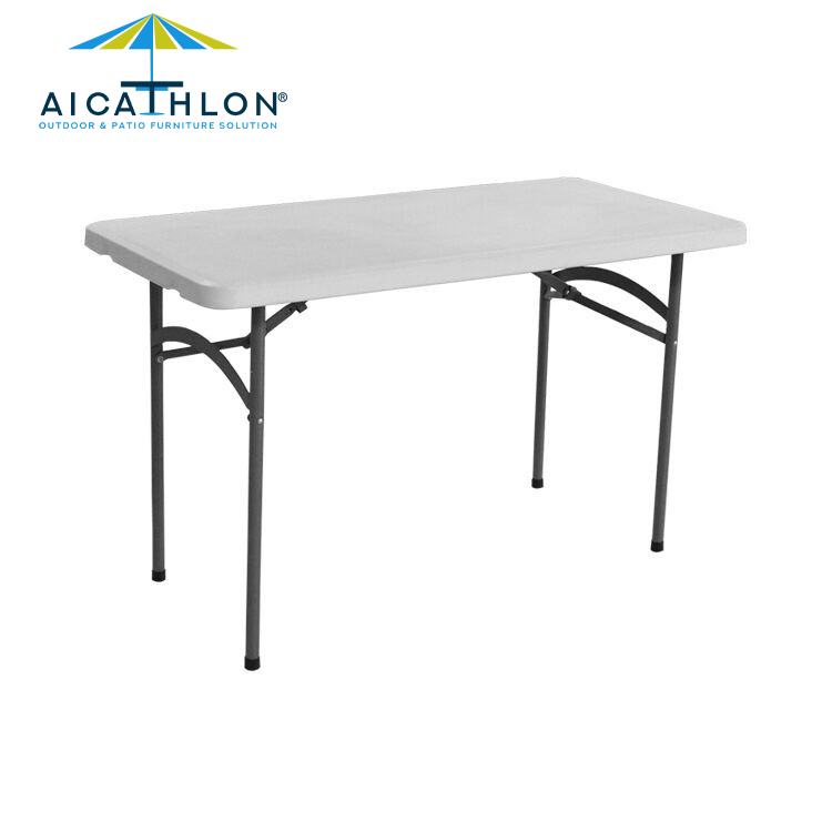 4ft HDPE Folding Outdoor Picnic Plastic Table Factory Manufacturer