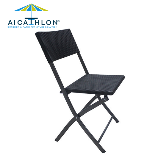 Plastic Folding Chair Banquet Wedding Chair With Rattan Design Factory Manufacturer