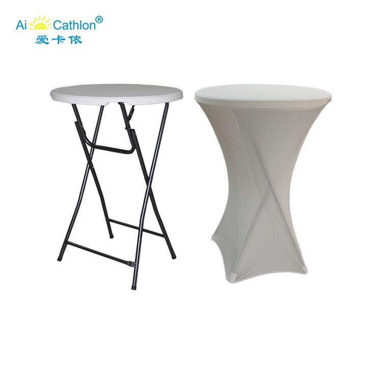 Plastic Cocktail Bar Folding Portable bistro modern Table Manufacturer