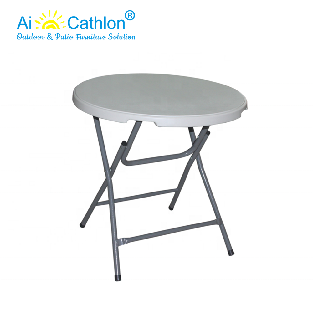 Outdoor Small Round Plastic Garden Folding Tables For Event