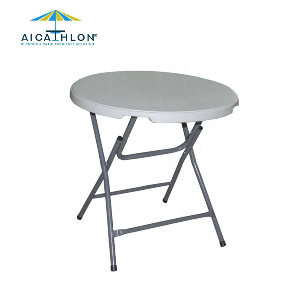 Outdoor Small Round Plastic Garden Folding Tables For Event