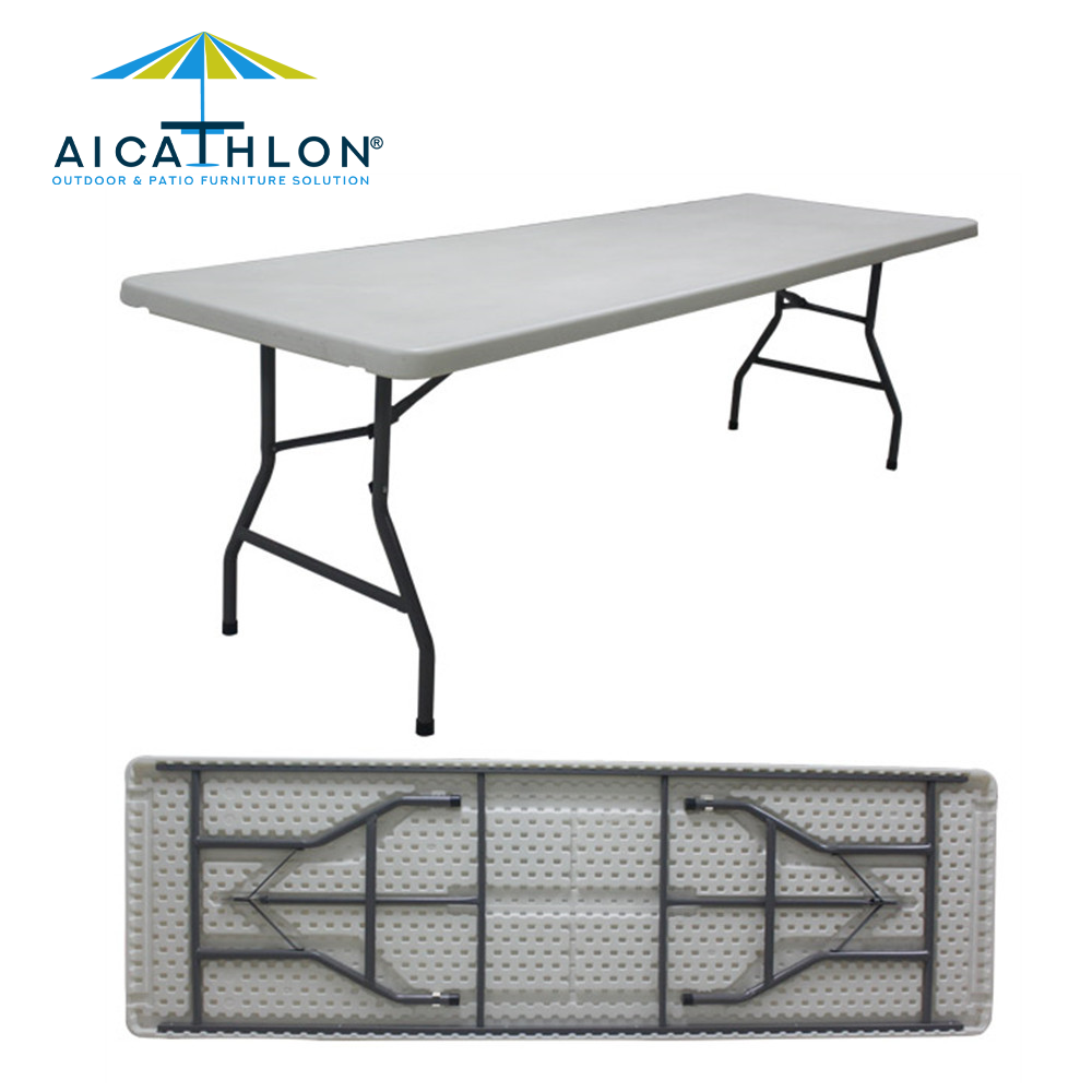 Outdoor Rectangular Plastic Banquet Folding Tables For Event