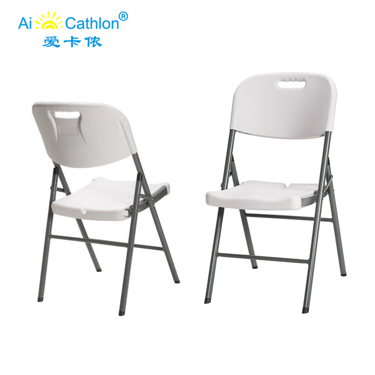Plastic HDPE Folding Chair For Outdoor Garden Banquet Event Wedding