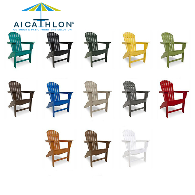 Plastic Folding Beach Adirondack Chair Outdoor Patio Chair Supplier