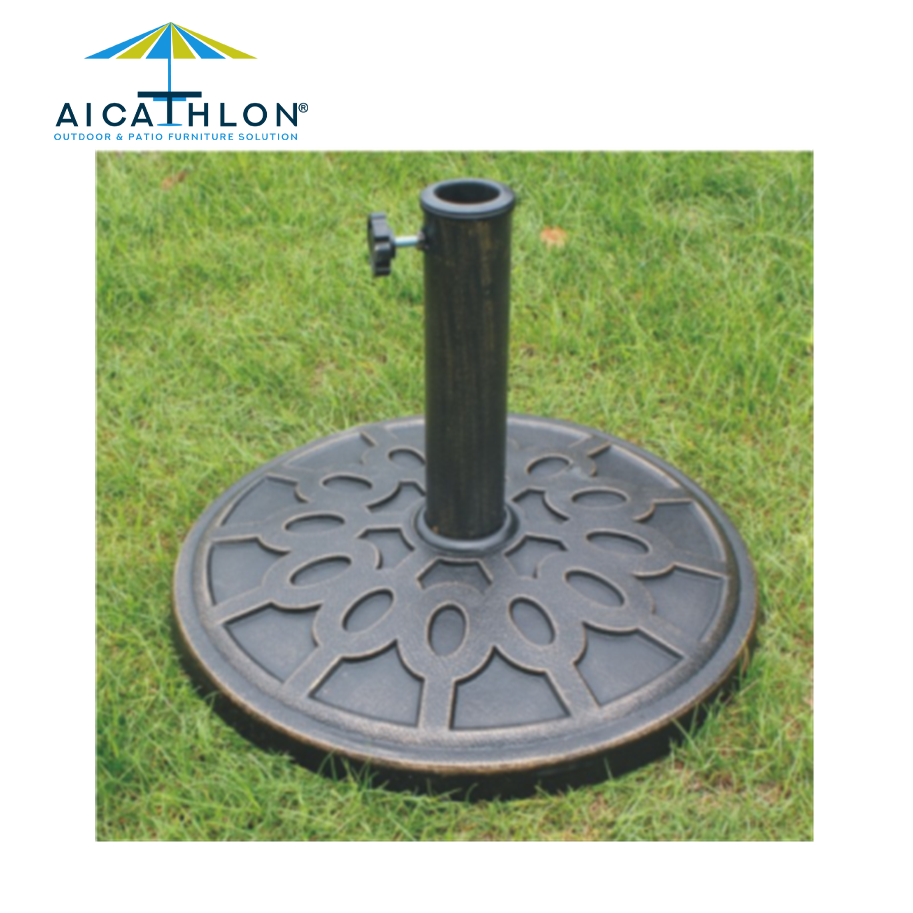 8KGS Resin Patio Umbrella Base OutdoorParasol Stand Supplier