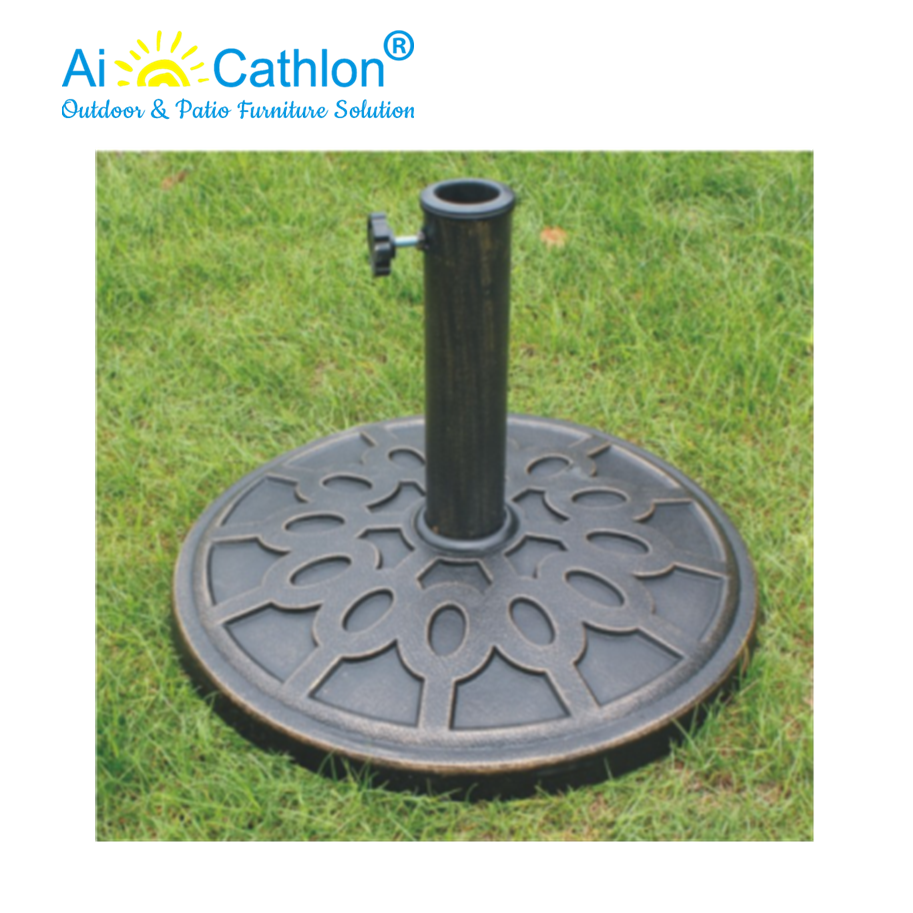 8KGS Resin Patio Umbrella Base OutdoorParasol Stand Supplier