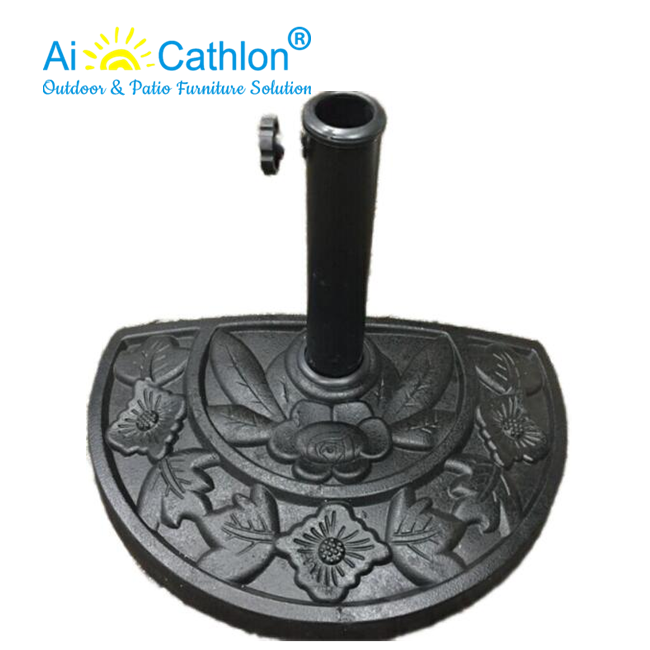 9KGS Heavy Duty Outdoor Resin Free Standing Umbrella Parasol Base Factory