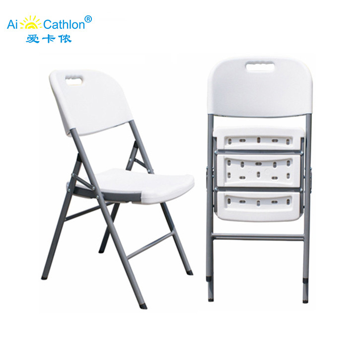 Plastic HDPE Folding Chair For Outdoor Garden Banquet Event Wedding