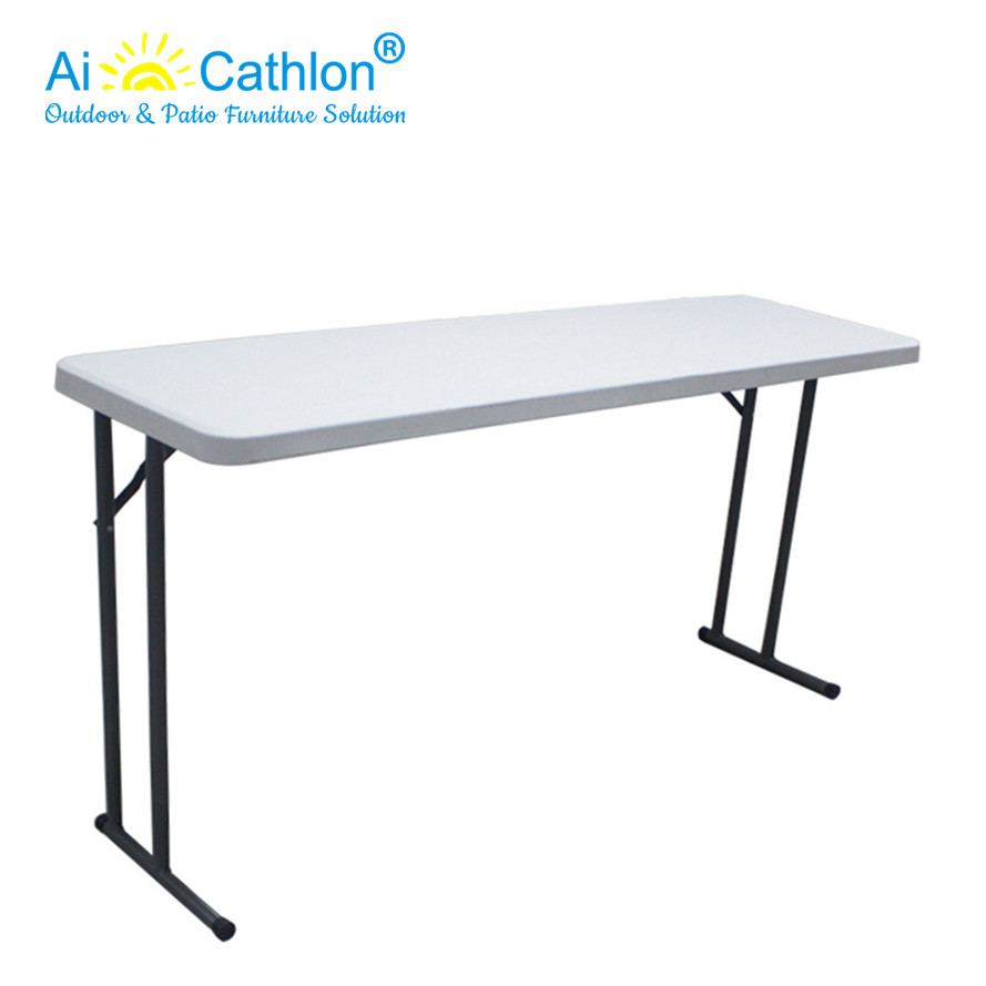 5FT Rectangle Plastic Folding Meeting Conference Table Factory Manufacturer