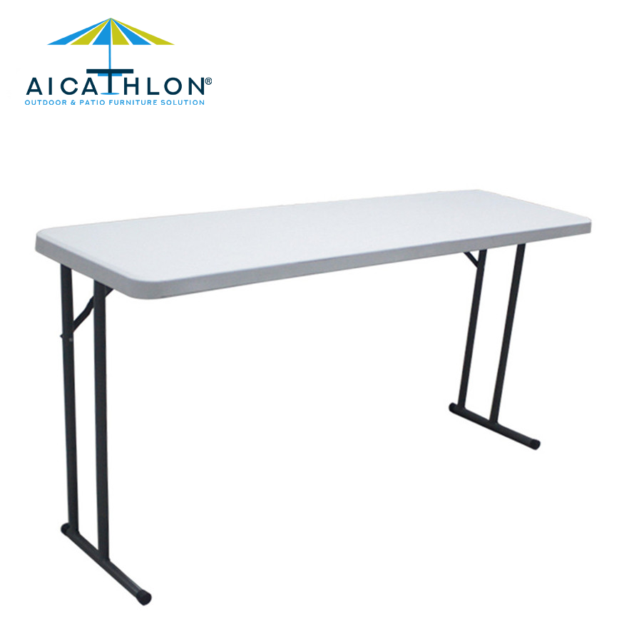 5FT Rectangle Plastic Folding Meeting Conference Table Factory Manufacturer