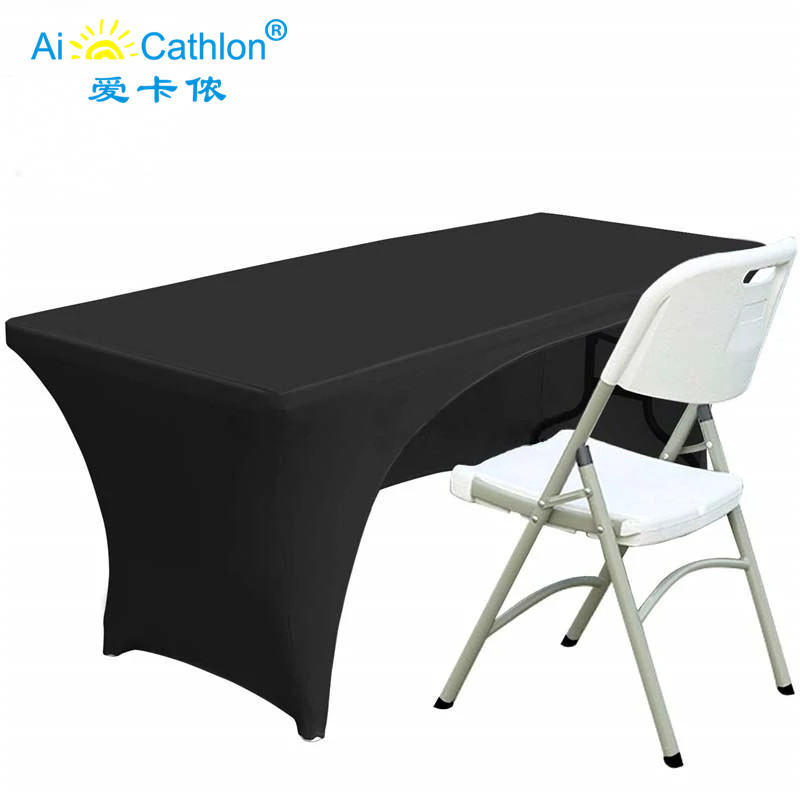 Elastic Spandex Outdoor Rectangle Wedding Table Cloth Dinning Table Cover