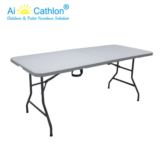 72inch Rectangle Plastic Folding Outdoor Garden Camping Table Factory Manufacturer