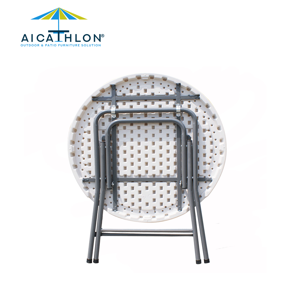 Outdoor Small Round Plastic Garden Folding Tables For Event