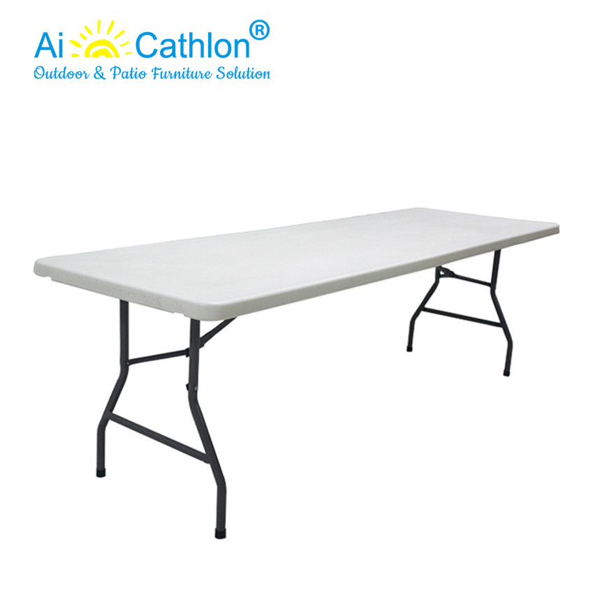 Outdoor Rectangular Plastic Banquet Folding Tables For Event