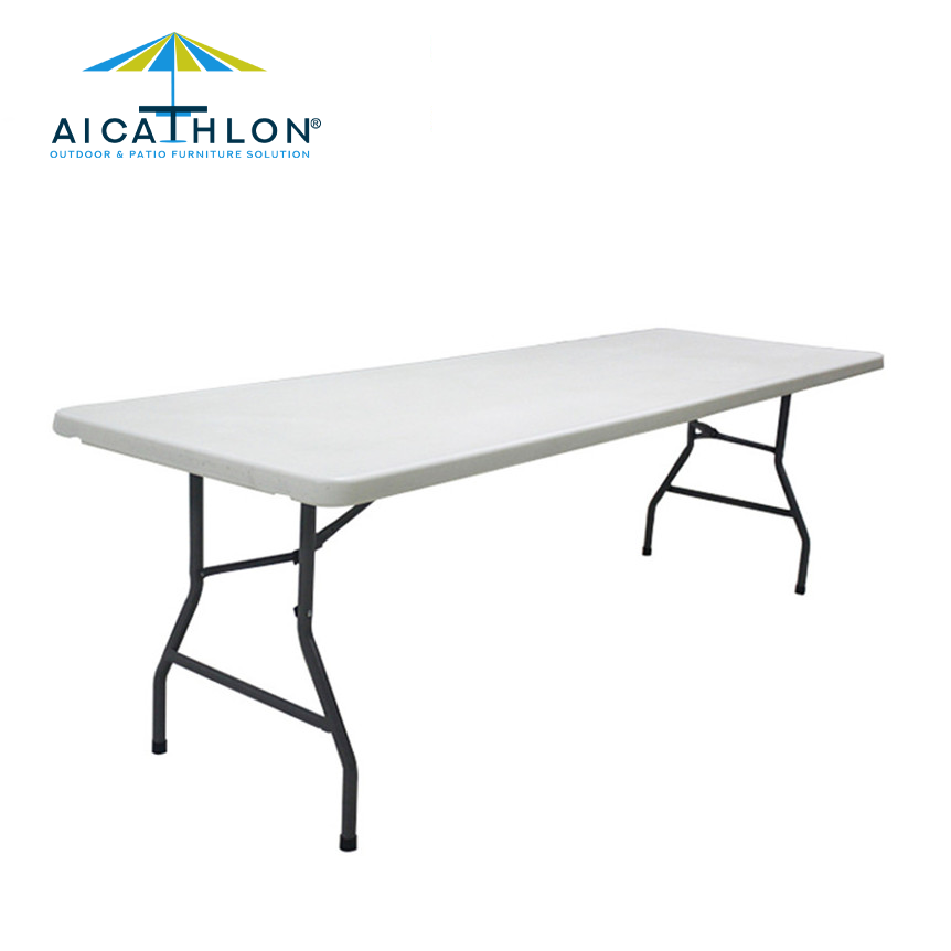 Outdoor Rectangular Plastic Banquet Folding Tables For Event