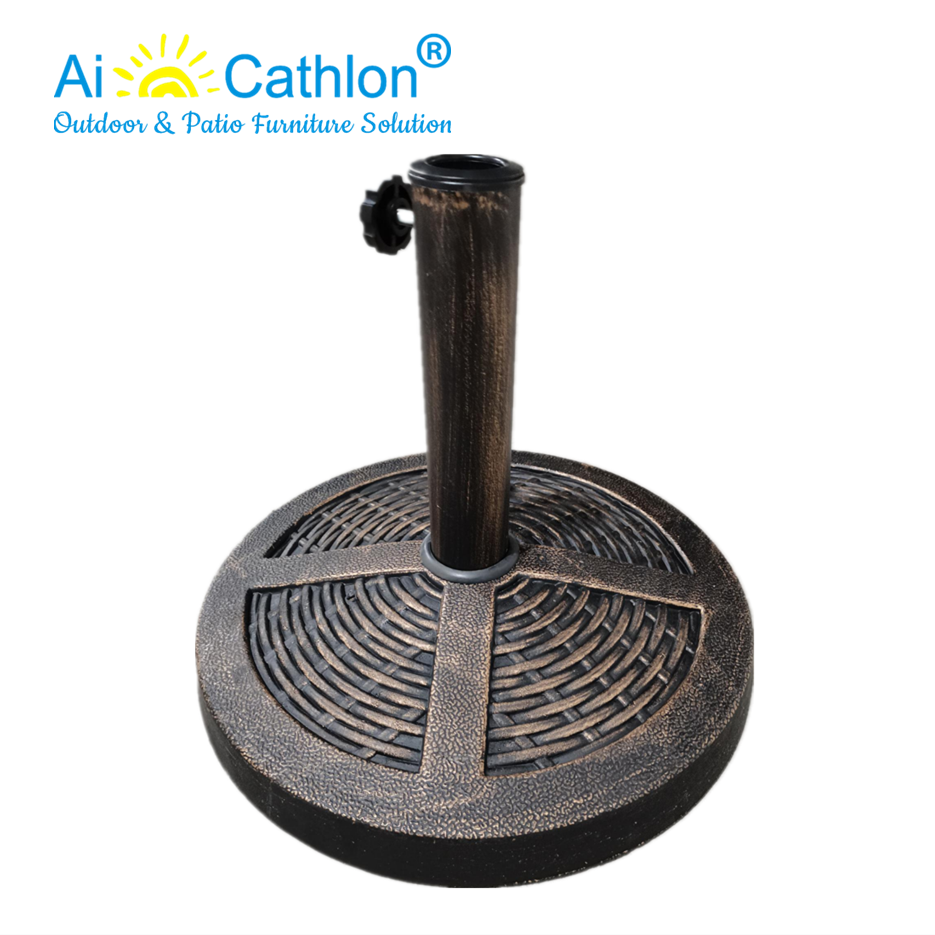 10KGS Resin Umbrella Stand Plastic Parasol Base Patio Outdoor Garden Factory