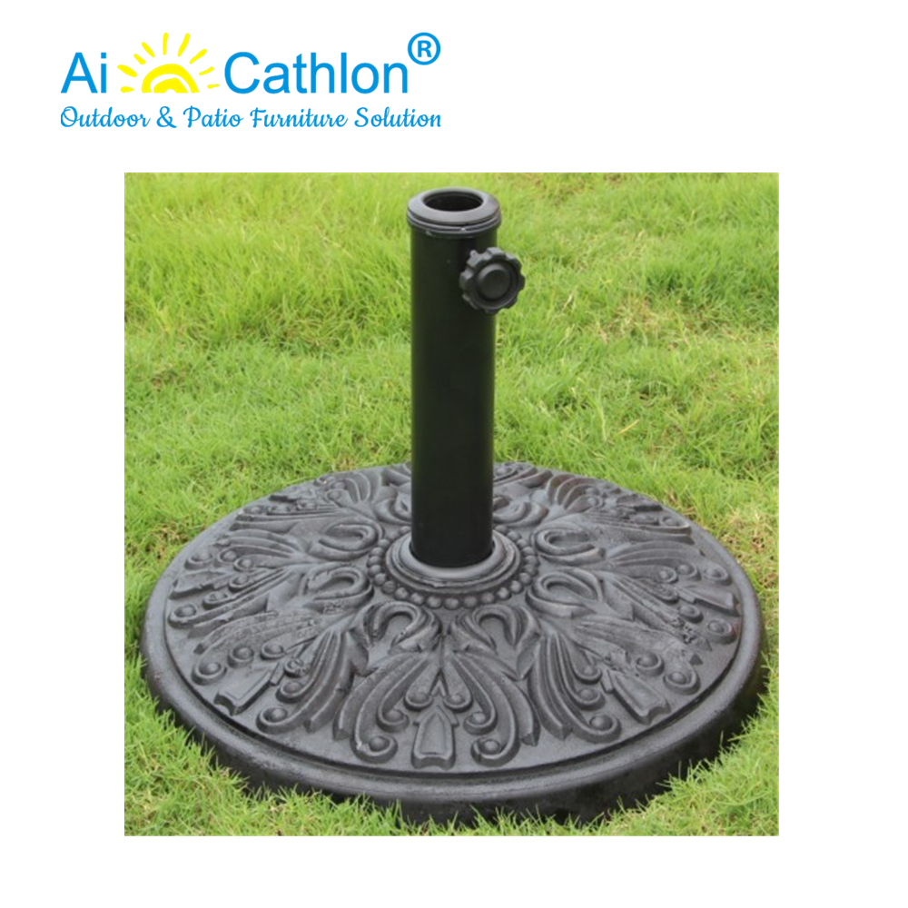 12KGS Heavy Duty Round Resin Umbrella Base Parasol Stand Manufacturer
