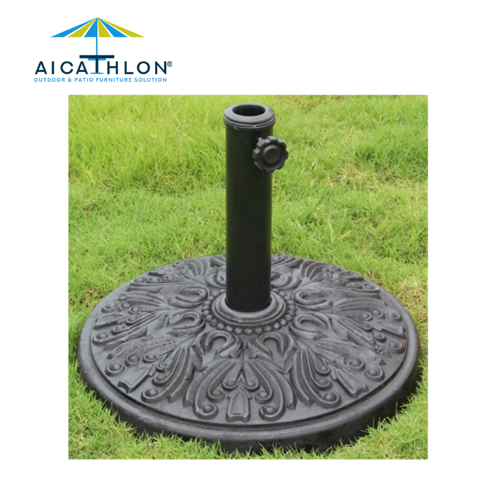 12KGS Heavy Duty Round Resin Umbrella Base Parasol Stand Manufacturer