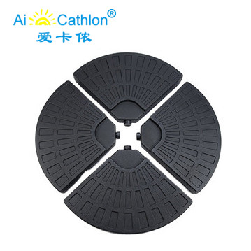 4PCS Plastic HDPE Patio Free Standing Umbrella Bases Stand Outdoor