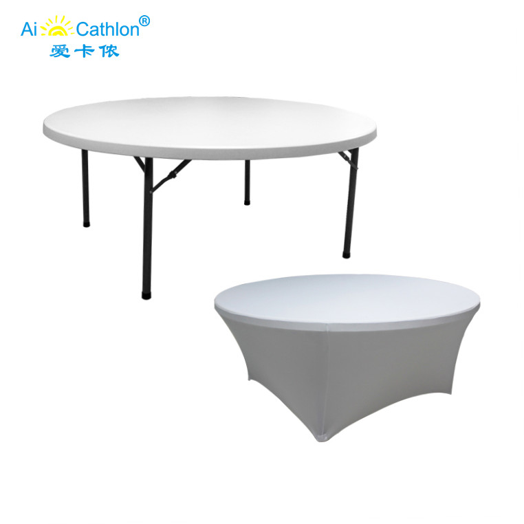 Banquet Spandex Elastic Plastic Folding Table Cover Manufacturer
