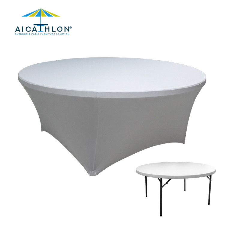 Banquet Spandex Elastic Plastic Folding Table Cover Manufacturer