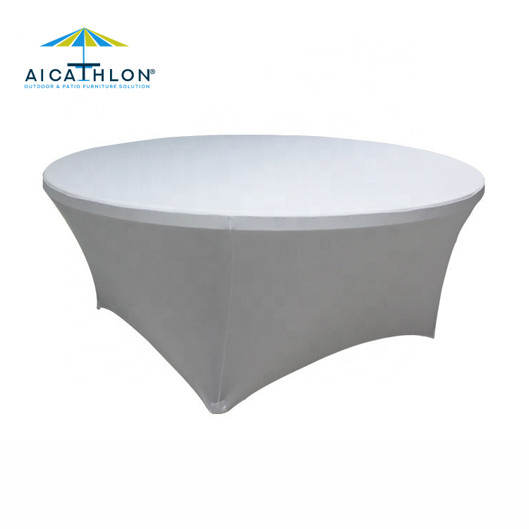 Banquet Spandex Elastic Plastic Folding Table Cover Manufacturer