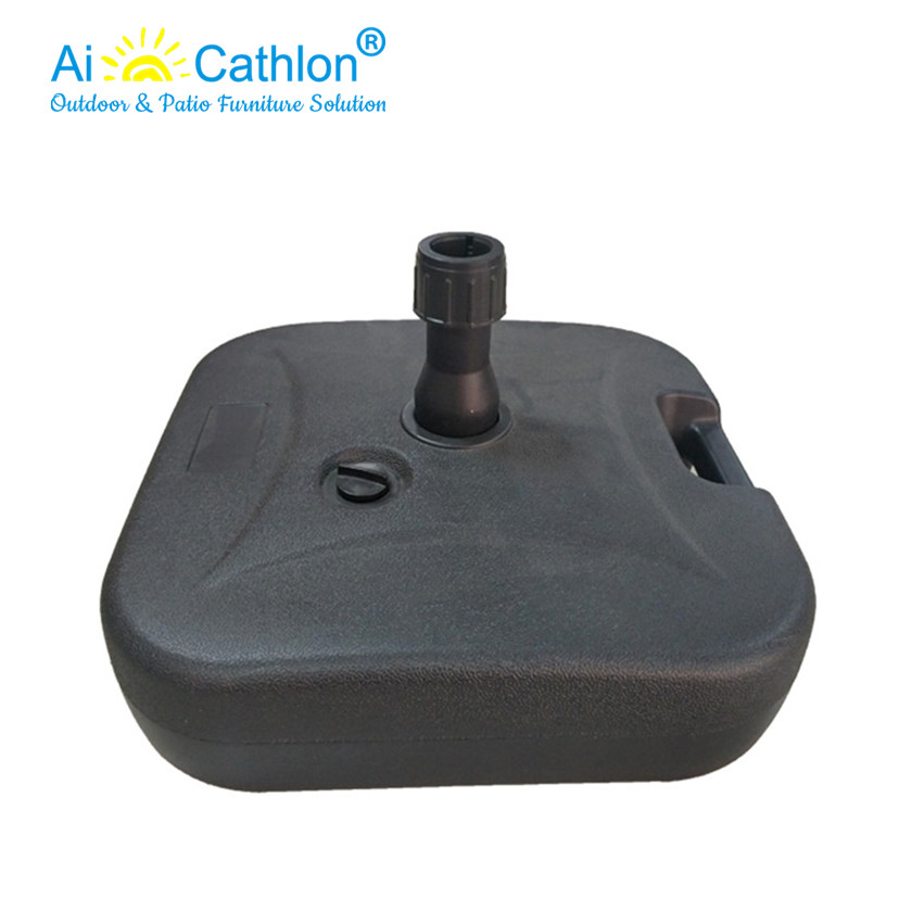 Water Filled Plastic Parasol Stand Umbrella Stand Outdoor Patio Balcony