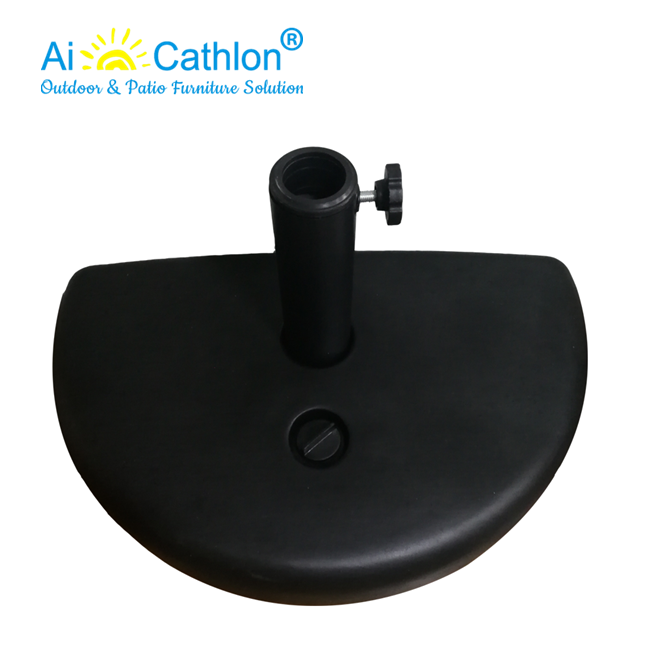 10KGS Half Plastic Parasol Base Outdoor Garden Umbrella Stand Vendor