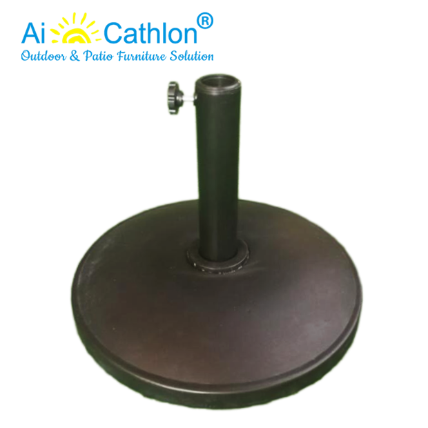 12.5KGS Concrete Outdoor Patio Market Umbrella Base Parasol Stand Manufacturer