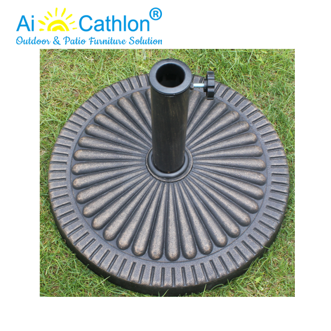 12KGS Garden Patio Market Umbrella Stand Parasol Resin Base Manufacturer