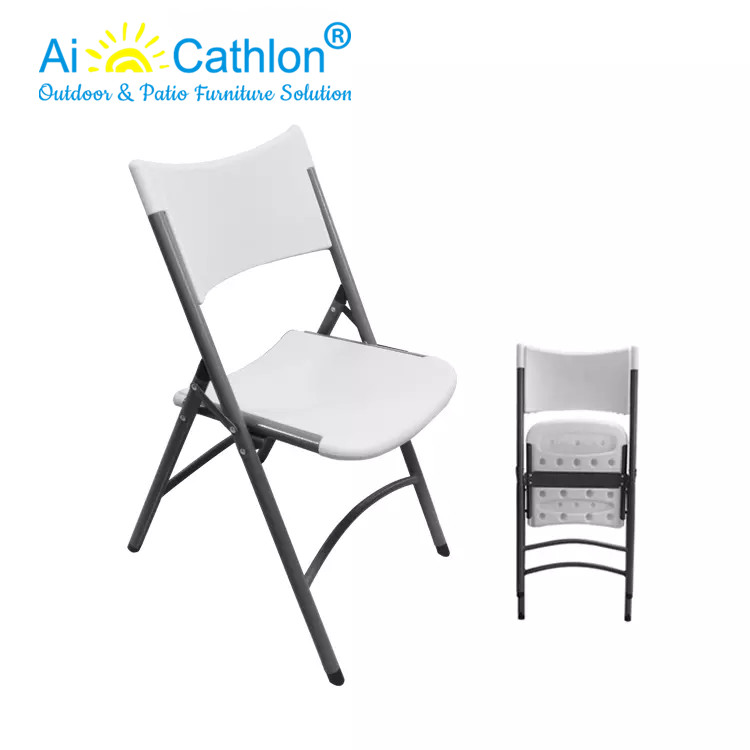 Plastic Folding Chair Outdoor Balcony Camping Picnic Rental Blow Mold Supplier