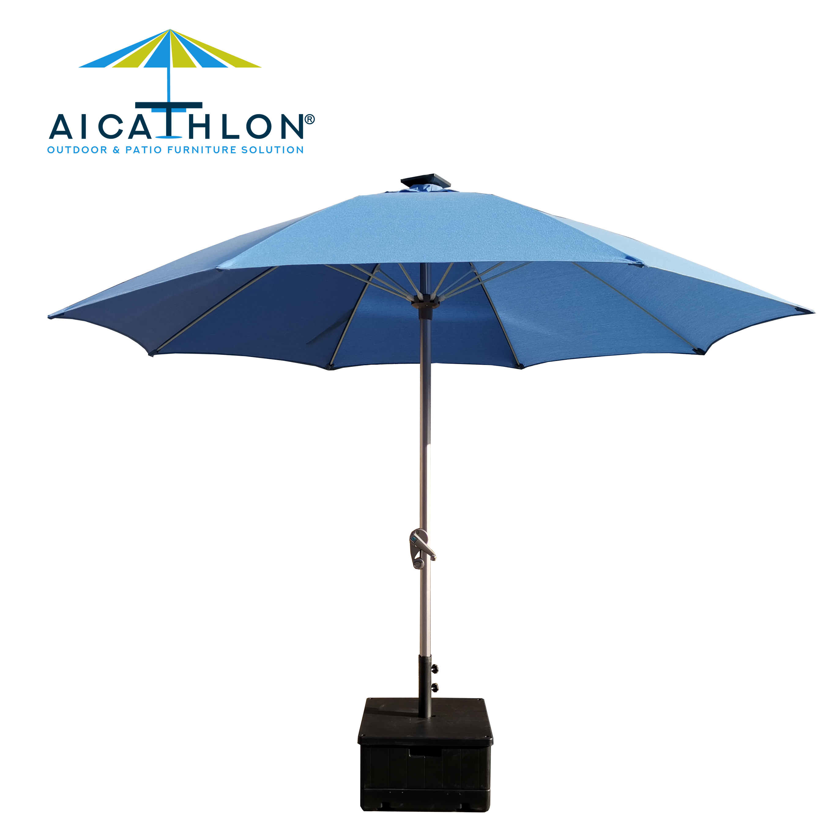 KD Water Sand Filled Garden Plastic Square Umbrella Stand Cube Parasol Base Manufacturer