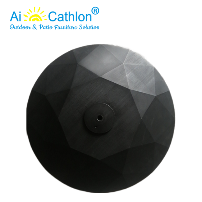 12KGS Round Concrete Outdoor Patio Umbrella Base Parasol Stand For Garden