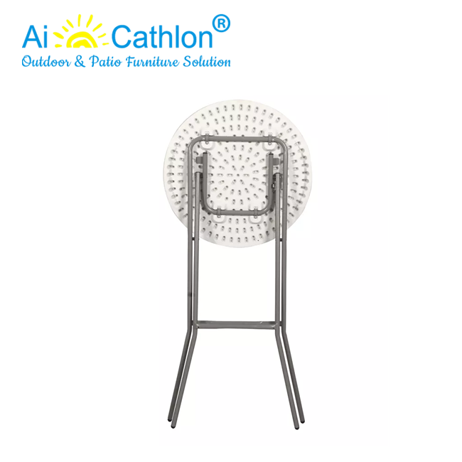 Versatile and Portable Outdoor Plastic Cocktail High Bar Folding Table Supplier