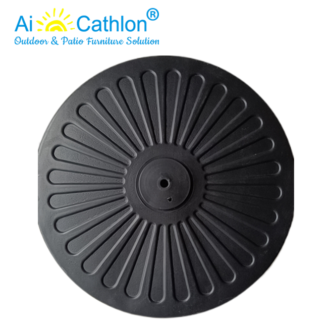 12.5KGS Round Concrete Patio Umbrella Base Parasol Stand Garden Outdoor Accessory