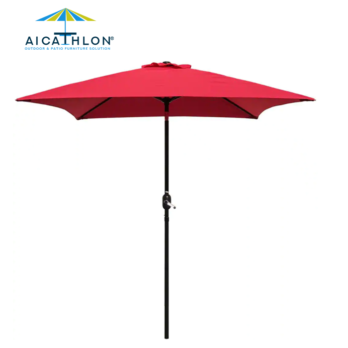 Heavy Duty Garden Patio Market Umbrella Square Outdoor Funiture Supplier