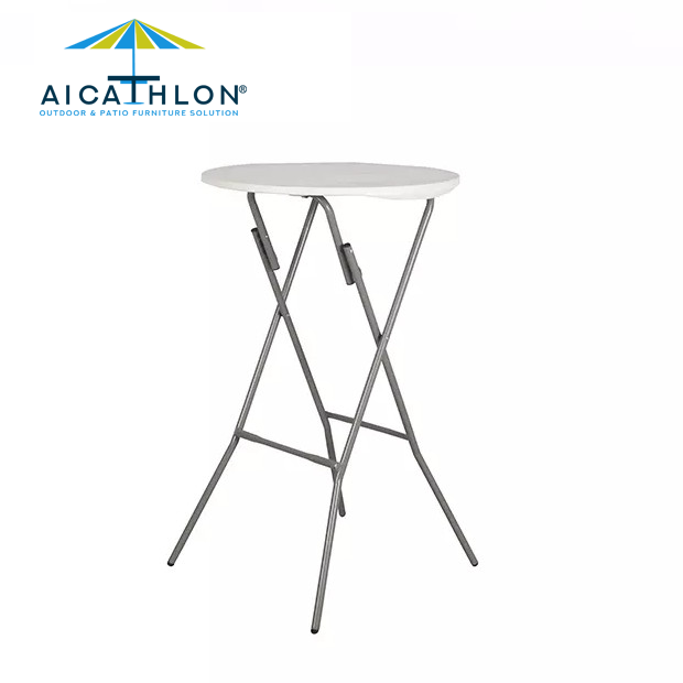 Versatile and Portable Outdoor Plastic Cocktail High Bar Folding Table Supplier