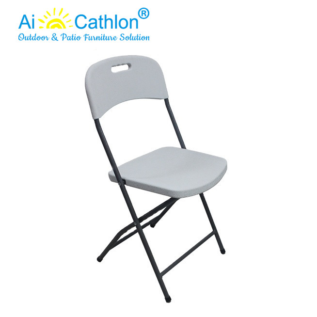 Blow Mold Plastic Folding Chair Outdoor Event Banquet Camping Picnic Manufacturer