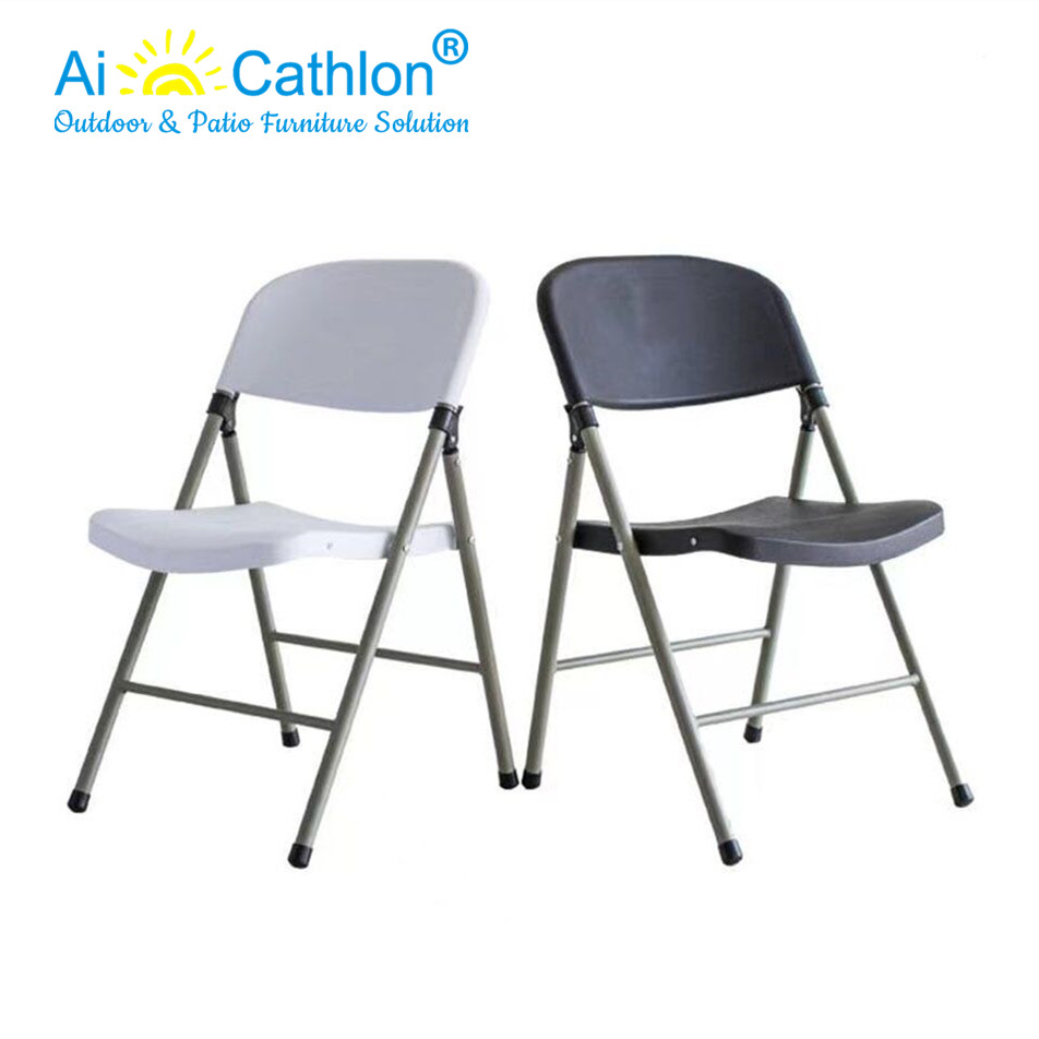 HDPE Outdoor Plastic Folding Picnic Camping Garden Foldable Chair For Events