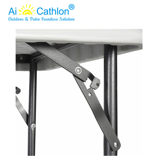 HDPE Outdoor Fish/Game Cleaning Portable Folding Camp Table With Flexible Faucet