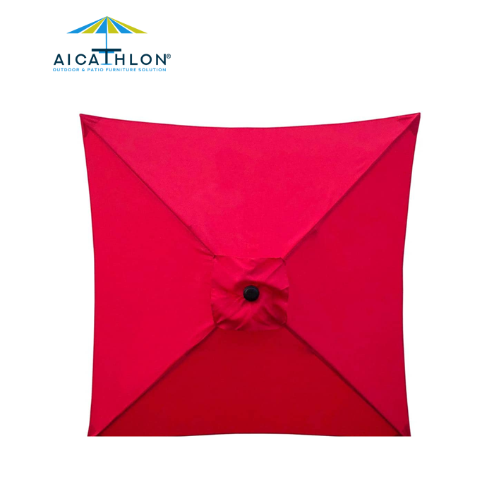 Heavy Duty Garden Patio Market Umbrella Square Outdoor Funiture Supplier