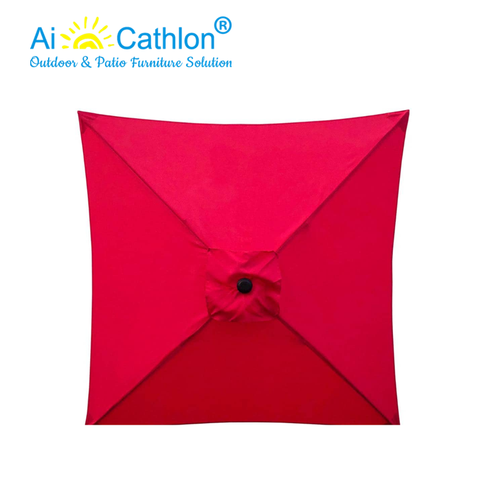 Heavy Duty Garden Patio Market Umbrella Square Outdoor Funiture Supplier
