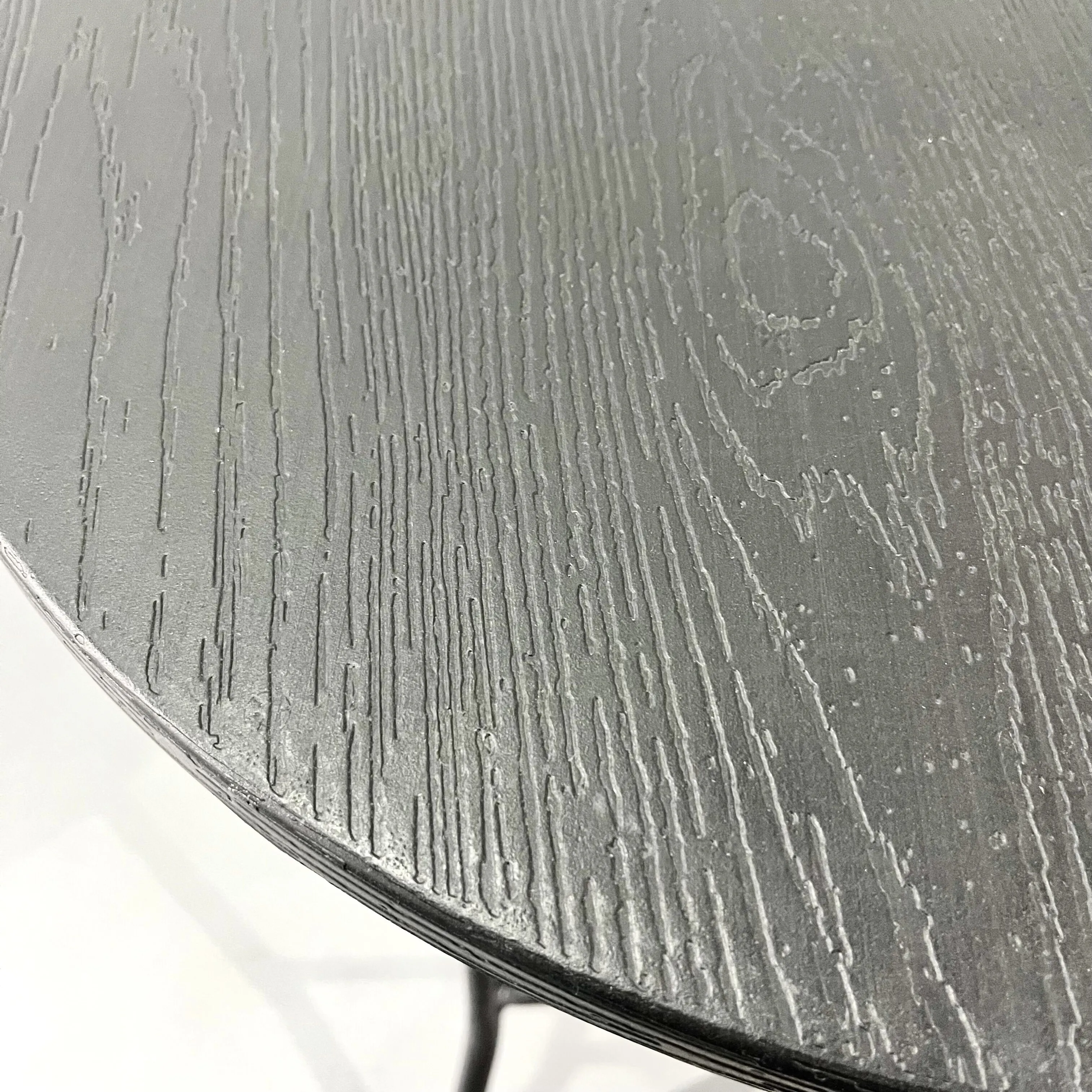 WOOD GRAIN ROUND PLASTIC FOLDING TABLE