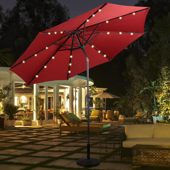 12KGS Concrete Garden Patio Outdoor Umbrella Stand Parasol Base With Rose Design