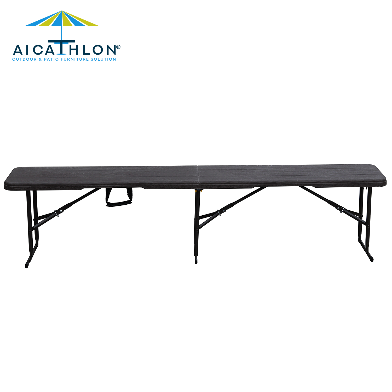 6 Feet Plastic Folding Portable Bench Factory with Carrying Handle for Garden