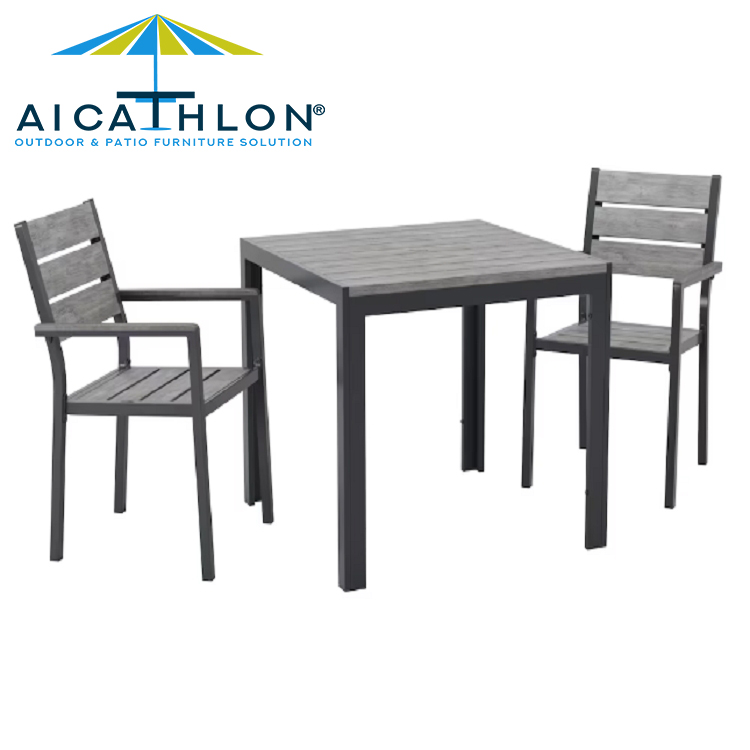 All weather table chair beautiful garden furniture outdoor table with chair metal set